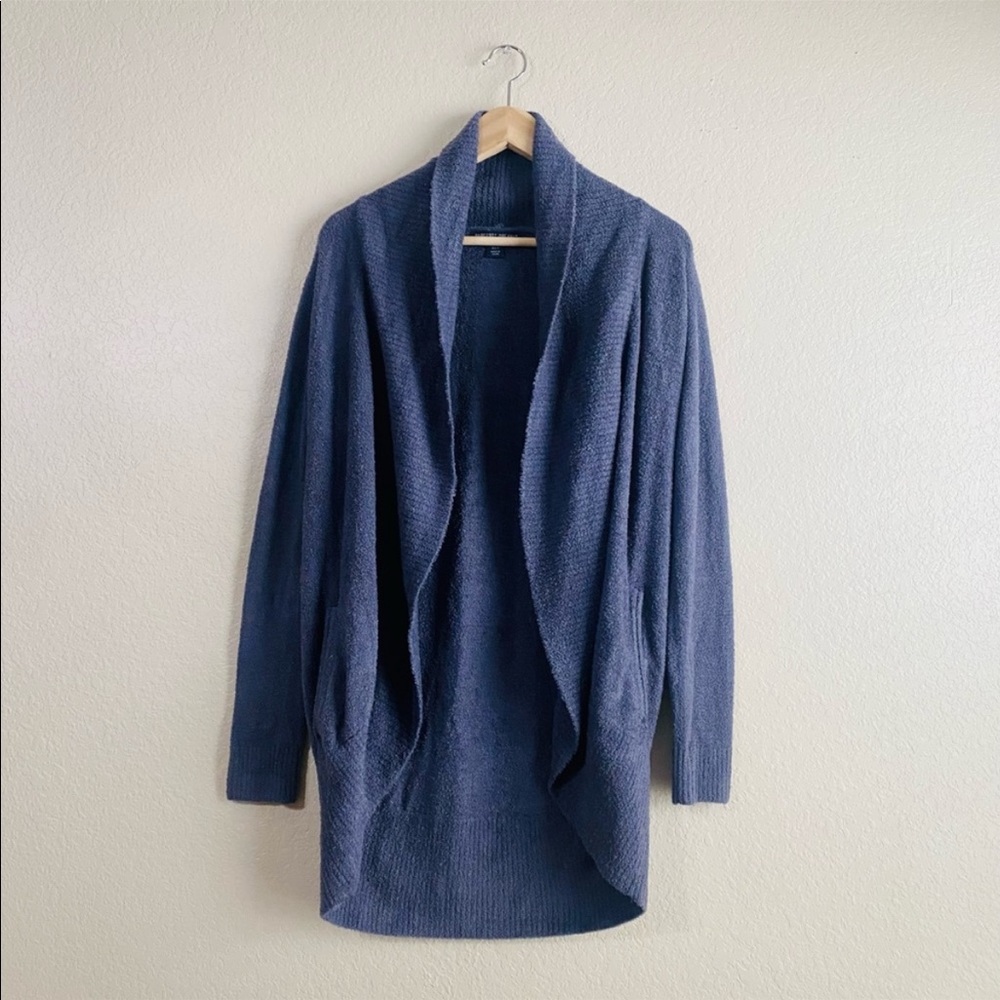 Barefoot Dreams Gray Cozy Chic Lite Circle Cardigan XS/S - Excellent Condition